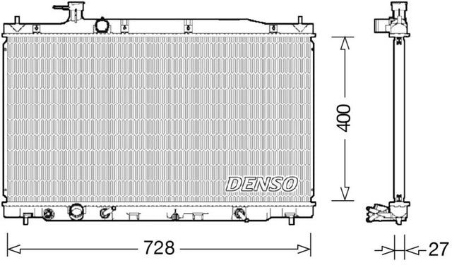 Denso Radiator DRM40033 - image 2