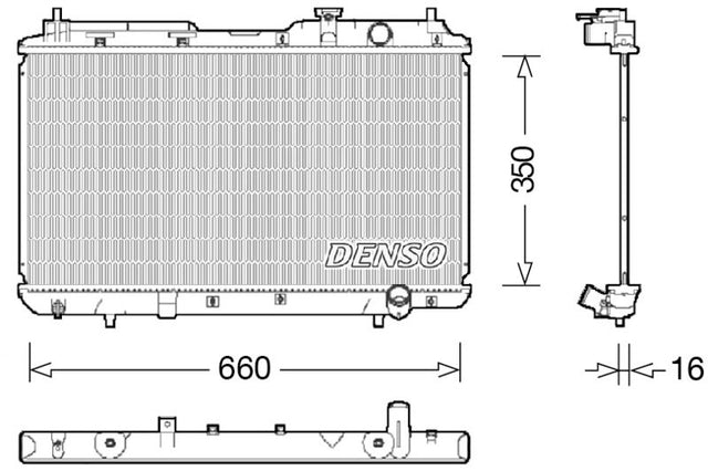 Denso Radiator DRM40034 - image 2