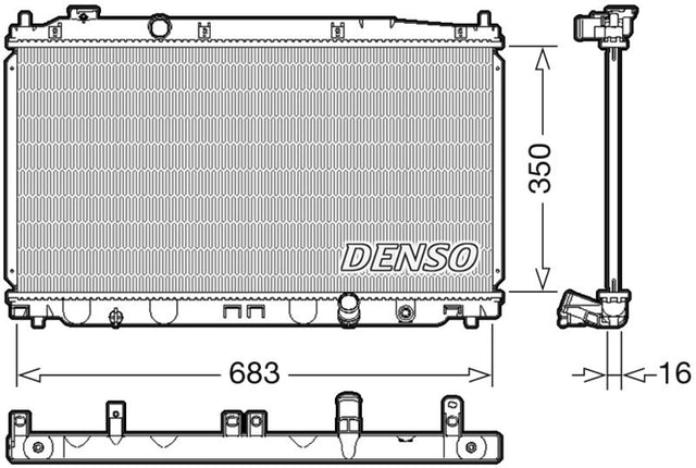 Denso Radiator DRM40035 - image 2