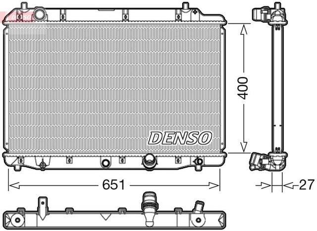 Denso Radiator DRM40036 - image 2
