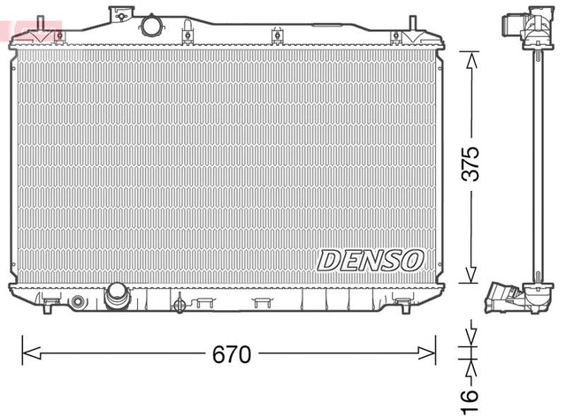 Denso Radiator DRM40040 - image 2