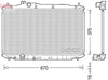 Denso Radiator DRM40040 thumbnail