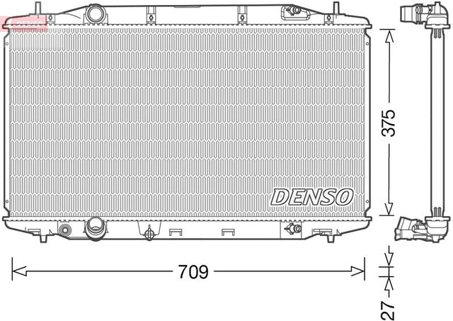 Denso Radiator DRM40041 - image 2