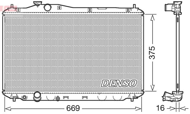 Denso Radiator DRM40042 - image 2