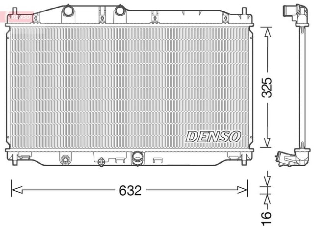 Denso Radiator DRM40043 - image 2