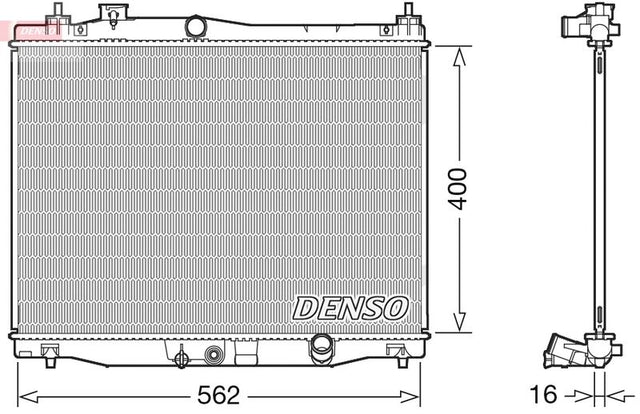 Denso Radiator DRM40047 - image 2