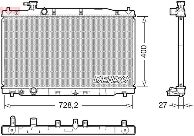 Denso Radiator DRM40050 - image 2
