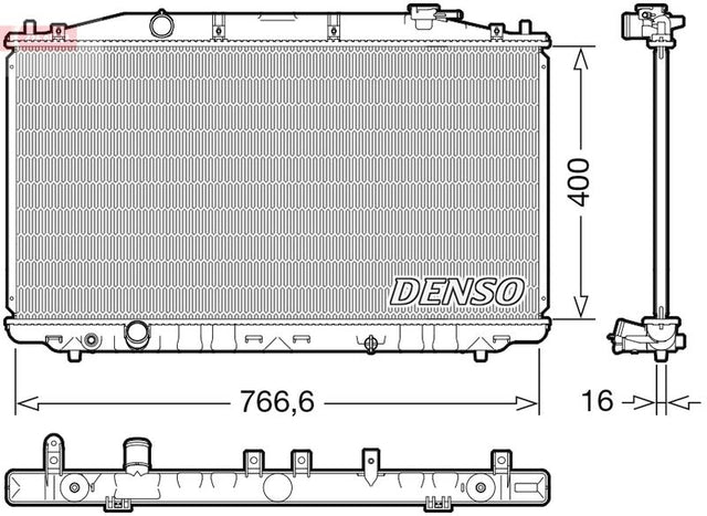 Denso Radiator DRM40051 - image 2