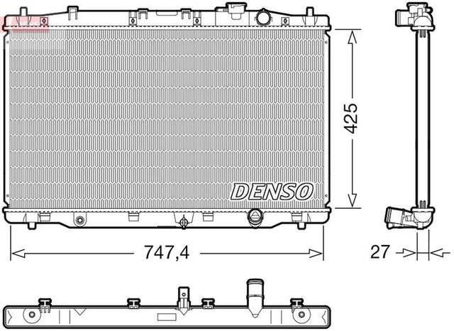 Denso Radiator DRM40052 - image 2