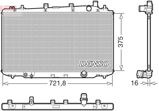 Denso Radiator DRM40056 - image 2