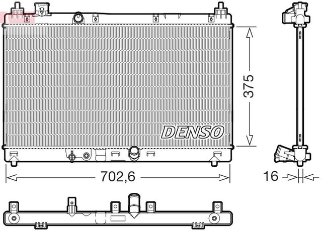 Denso Radiator DRM40057 - image 2
