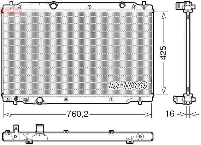 Denso Radiator DRM40107 - image 2