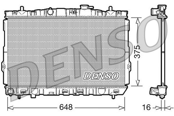 Denso Radiator DRM41001 - image 2