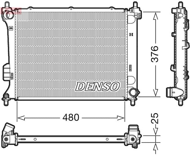 Denso Radiator DRM41011 - image 2