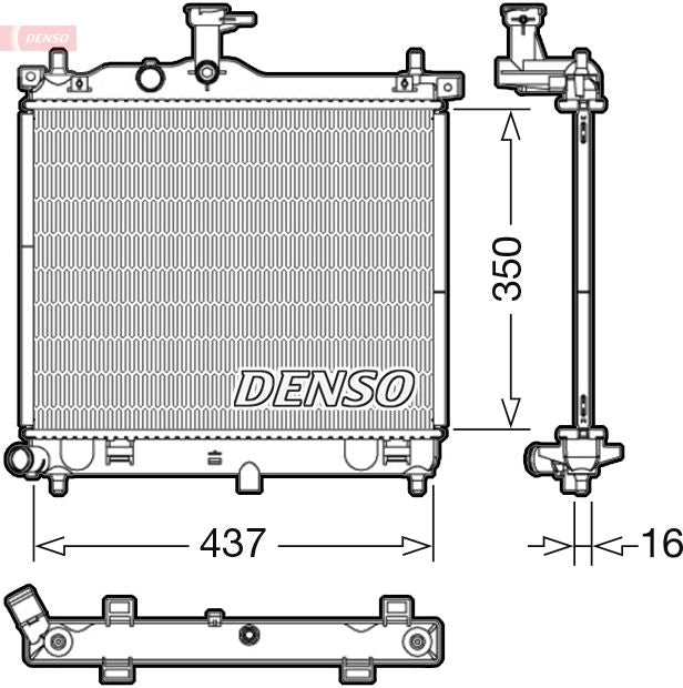 Denso Radiator DRM41012 - image 2