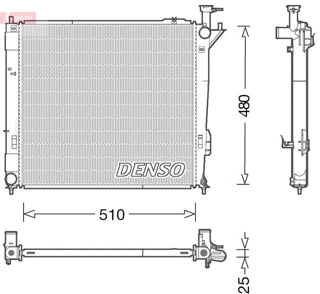 Denso Radiator DRM41015 - image 2
