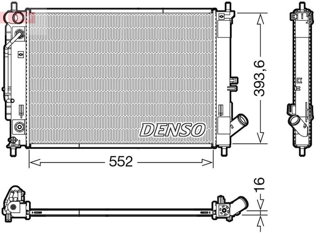 Denso Radiator DRM41016 - image 2