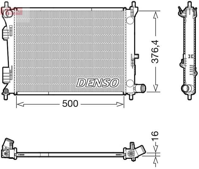 Denso Radiator DRM41017 - image 2
