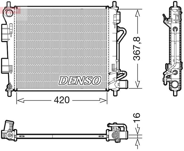 Denso Radiator DRM41018 - image 2