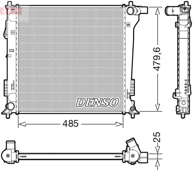 Denso Radiator DRM41020 - image 2