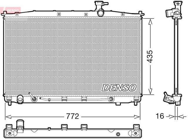 Denso Radiator DRM41024 - image 2