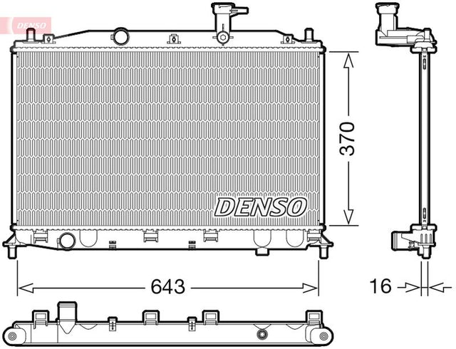 Denso Radiator DRM41026 - image 2