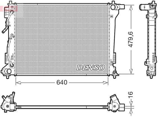 Denso Radiator DRM41027 - image 2