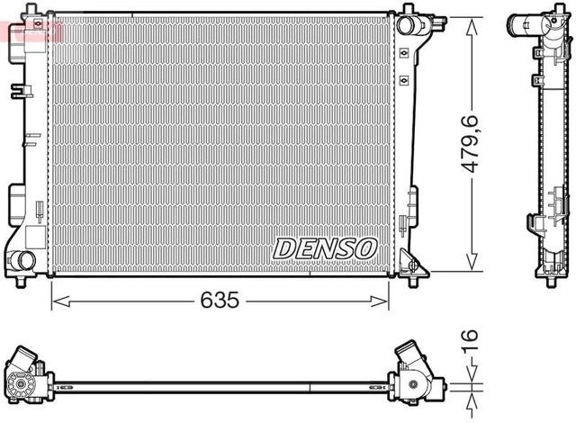 Denso Radiator DRM41028 - image 2