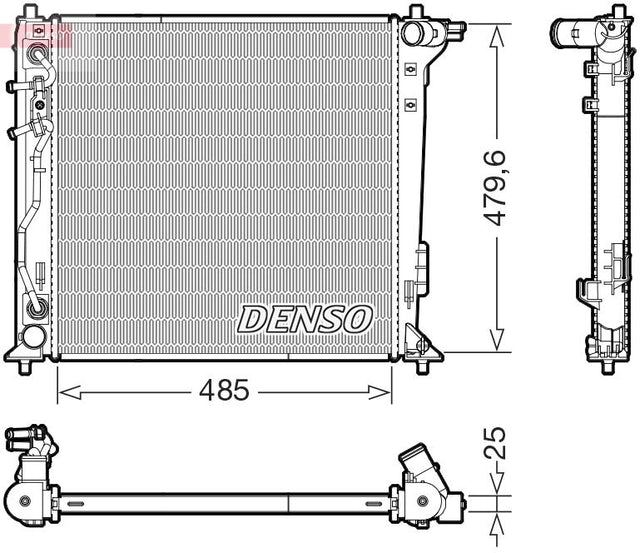 Denso Radiator DRM41030 - image 2