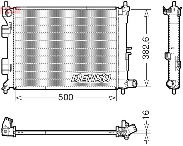 Denso Radiator DRM41032 - image 2