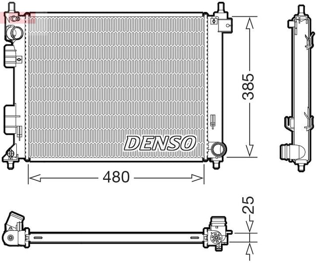 Denso Radiator DRM41035 - image 2