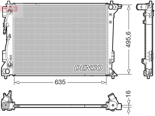 Denso Radiator DRM41036 - image 2
