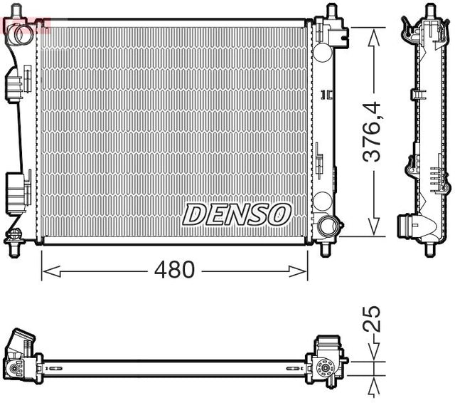 Denso Radiator DRM41037 - image 2
