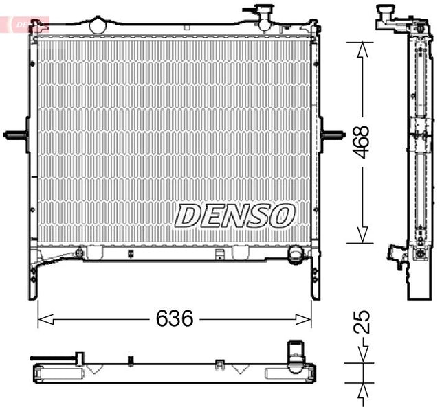 Denso Radiator DRM43001 - image 2