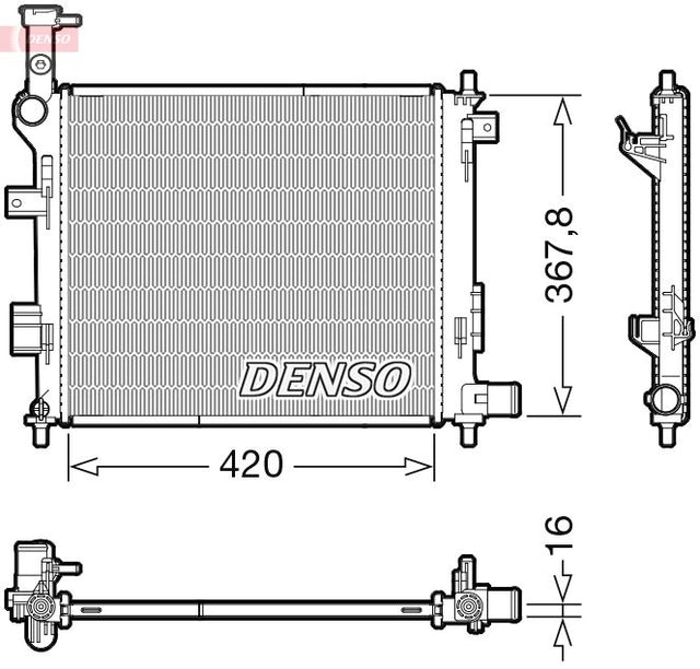 Denso Radiator DRM43005 - image 2