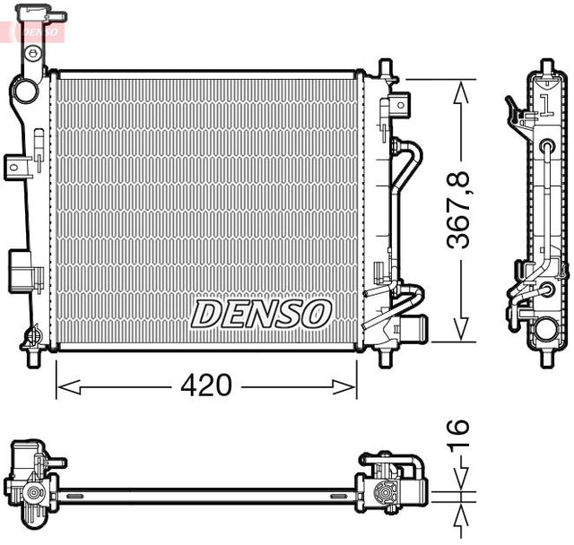 Denso Radiator DRM43007 - image 2
