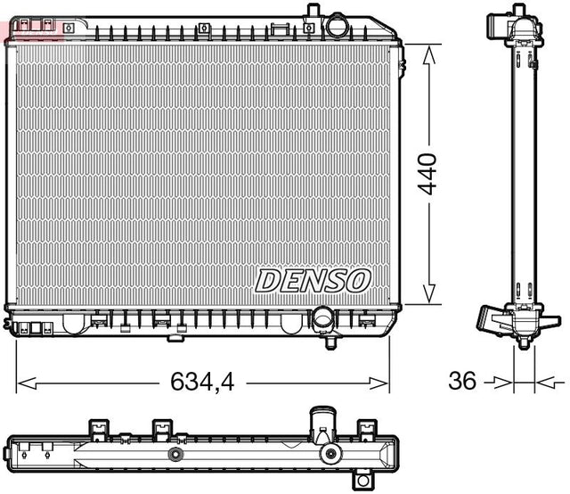 Denso Radiator DRM43008 - image 2