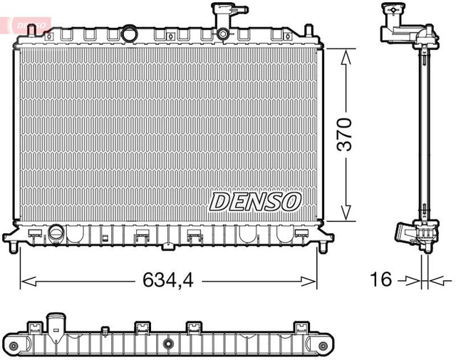 Denso Radiator DRM43009 - image 2