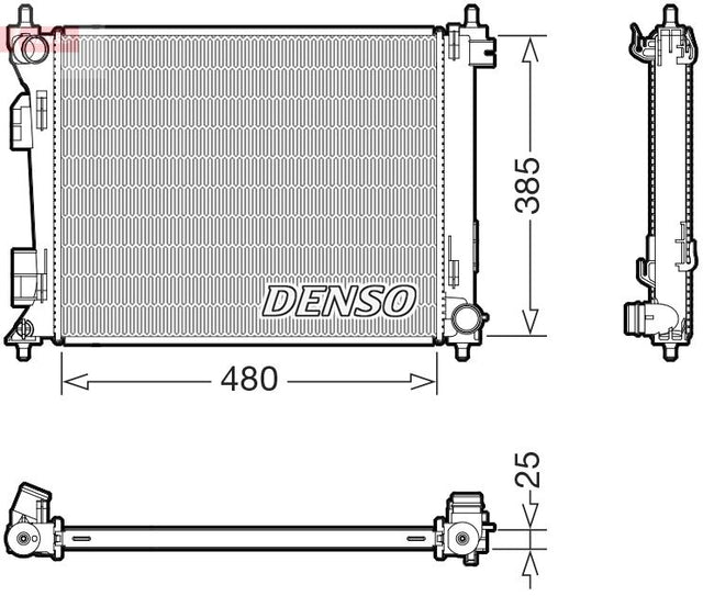 Denso Radiator DRM43010 - image 2