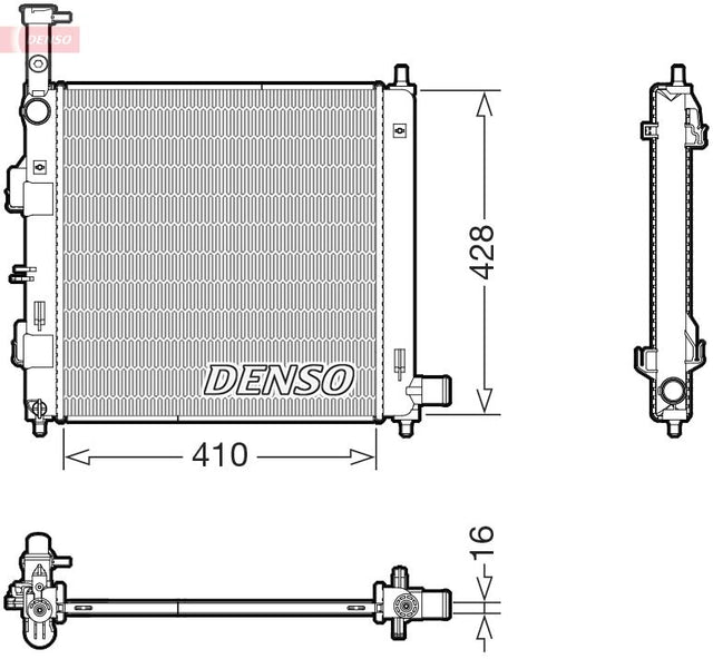 Denso Radiator DRM43014 - image 2