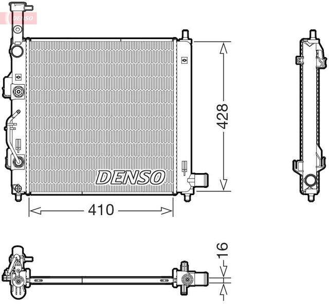 Denso Radiator DRM43015 - image 2