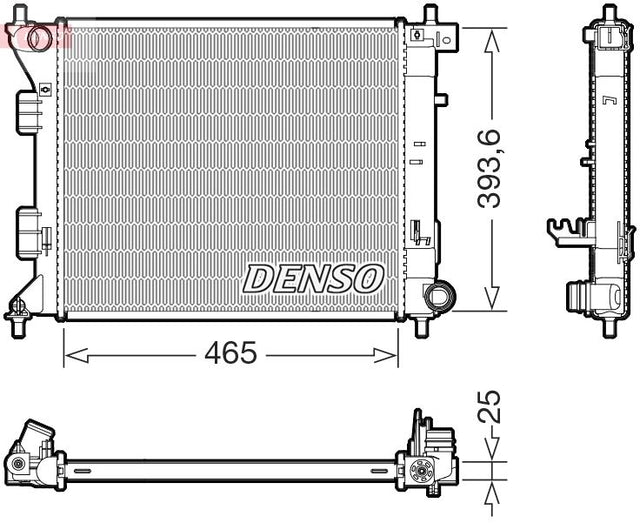 Denso Radiator DRM43016 - image 2