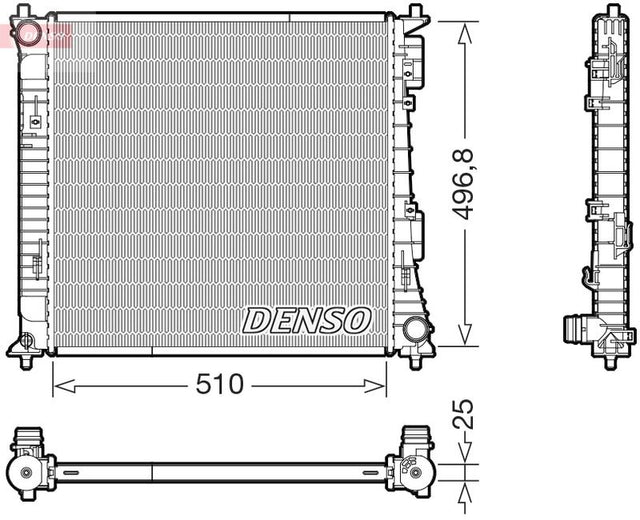 Denso Radiator DRM43017 - image 2