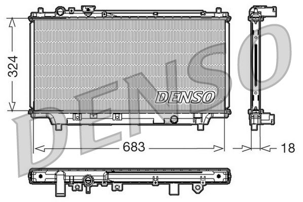 Denso Radiator DRM44002 - image 2