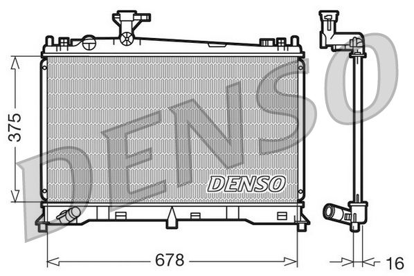 Denso Radiator DRM44010 - image 2