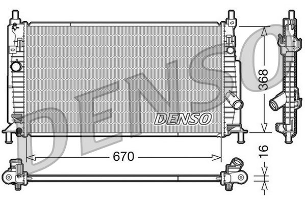 Denso Radiator DRM44020 - image 2