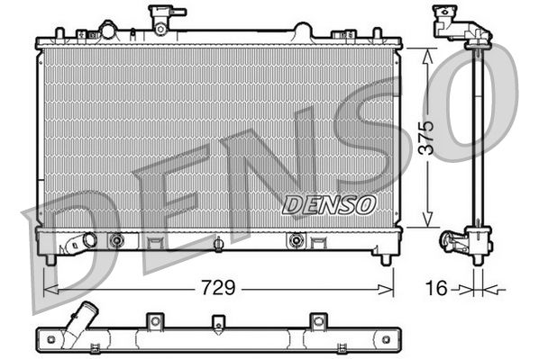 Denso Radiator DRM44022 - image 2