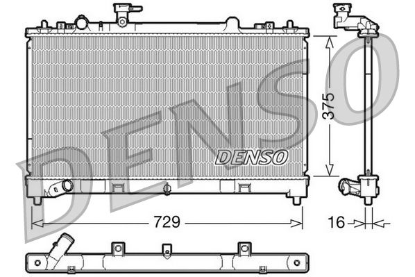 Denso Radiator DRM44023 - image 2