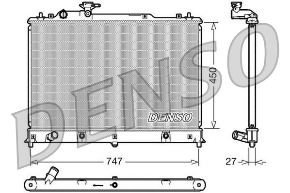 Denso Radiator DRM44025 - image 2