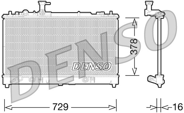 Denso Radiator DRM44026 - image 2